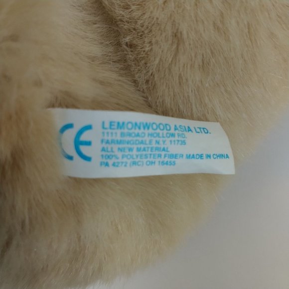Lemonwood Asia Teddy Bear Tan/Brown Plush 13" Stuffed Animal - Picture 6 of 6